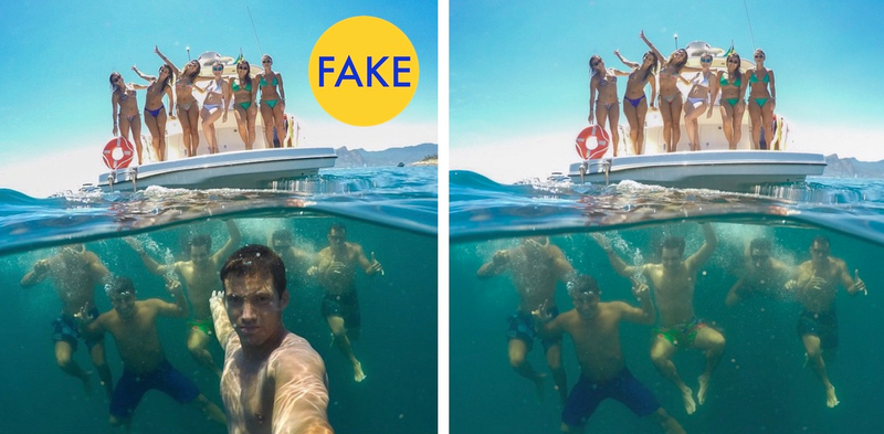 Illustration for article titled 9 More Viral Photos That Are Totally Fake